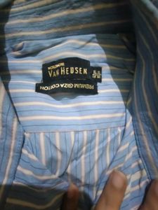 Strip Blue And White Shirt For Men
