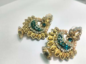 Elegant Peacock Earrings