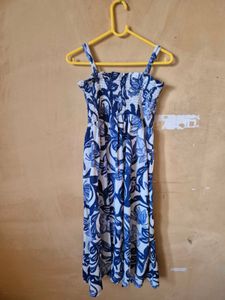 H&amp;M Floral Smocked Dress