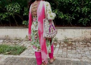 Floral Print Kurta
