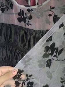 Floral Sheer Sleeve Top