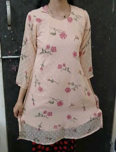 Floral Print Kurta