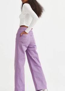H&amp;M 💜Lilac Wide Leg Jean 💜|Ripped