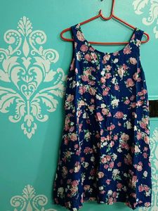 Blue Floral Dress
