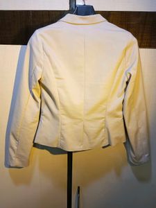 Beige Double Breasted Blazer