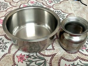 Stainless Steel Toop And Lota Free