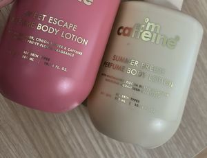 combo set of 2 mCaffeine Perfume Body Lotion