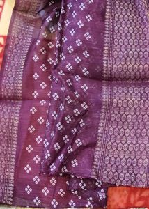 Elegant Purple Ethnic Saree