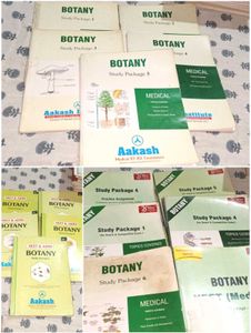 Neet &amp; JEE Aakash Prep Big Set + Free Extra Books