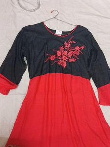 Floral Embroidered Dress