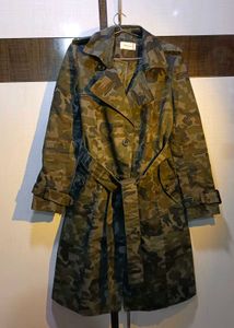 Camouflage Trench Coat