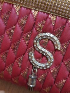 Bridal Purse Maroon