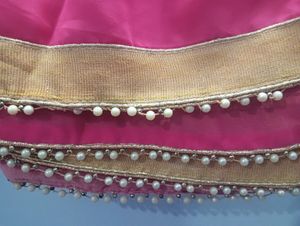 Georgette Pink Saree