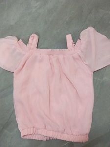 Cute Pink Top &amp; Bottom Set