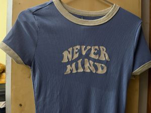 Blue "Never Mind" Bodysuit💙