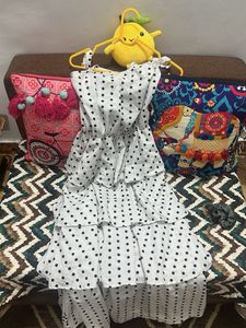 Polka Dot Ruffle Dress