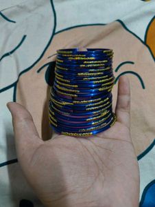 Purple &amp; Gold Bangles💜