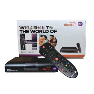 Dish Tv Set Top Box & Remote