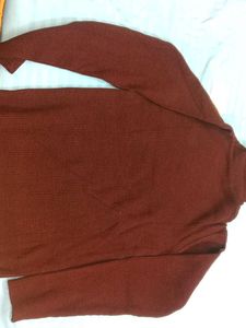 Burgundy Turtleneck Sweater