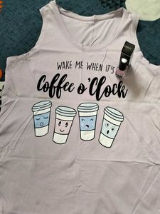 Cute Coffee O&#39;Clock Top + Matching Nail Paint