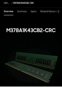 SAMSUNG 8GB DDR4 2400MHz RAM