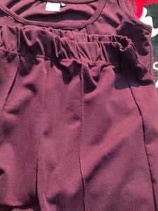 Girls  Stylish Crop Top With Pant