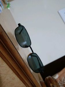 Vintage Black Rectangular Sunglasses