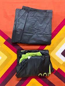 Raincoat For Men With Pyjamas - Black &amp; Lime