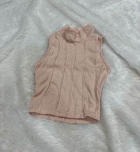 🎀 SALE 🎀 Full Neck Peachy Pink Tank Top