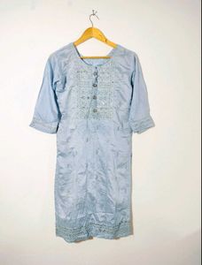 Grey Casual Kurta Set