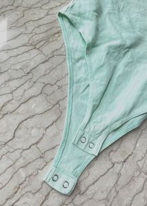 Mint Green Spaghetti Strap Bodysuit