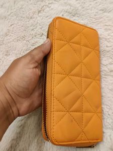 Mango Quilted Wallet