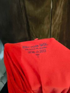 Red Sleeveless Tank Top