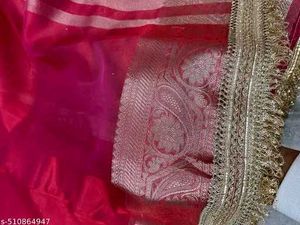 Royal Jimmy Choo Saree Attached With Blouse