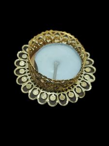 Beautiful Golden T-light Diya