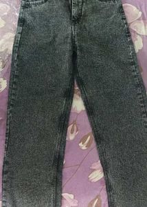 Acid Wash Gray Jeans