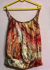 Women's Multicolour  Floral Printed A-line Top