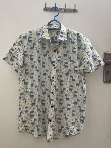 Funky Giraffe Print Shirt