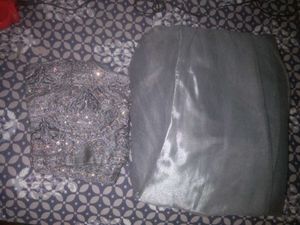 Elegant Gray Formal Gown