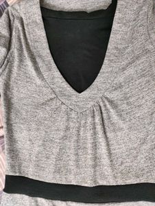 Gray Casual Dress