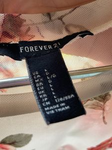Original Forever 21 Printed White Top