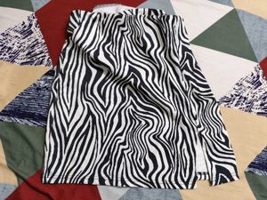 Zebra Print Mini Skirt