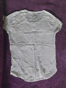 Embroidered White Top