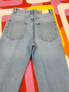 Wide Leg Denim Jeans