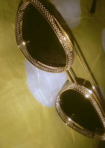 Gold Aviator Sunglasses