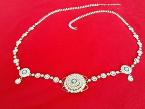 Sundar Kamarbandh Belt White And Gold