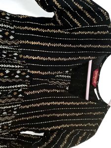 Black Short Kurti Style