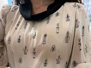 Patterned Mini Dress