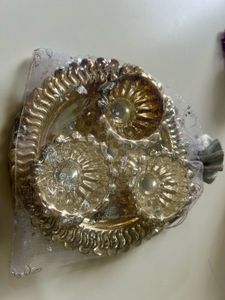 New Vintage German Silver Plated Kankavati