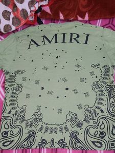 Amiri Paisley Print Thrifted Tee Original